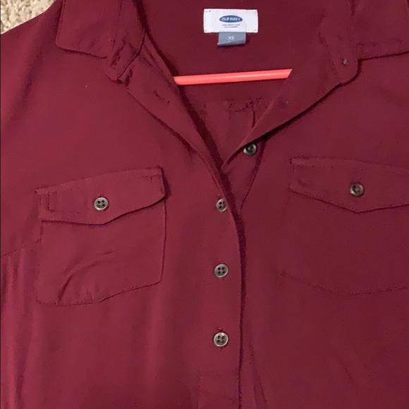 Maroon long sleeve dress - Picture 2 of 4